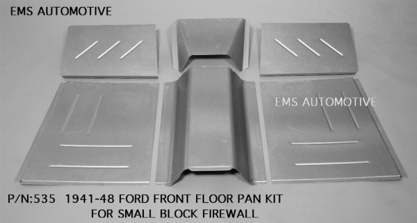 FRONT FLOOR PAN KIT-FOR  SMALL BLOCK FIREWALL